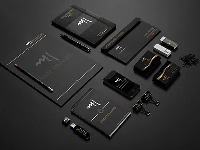 Stationary branding design graphic design logo product vector