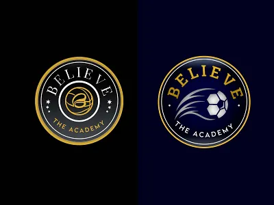 Believe, Football academy logo branding designing football graphic design instagram logo logos post tags template vector