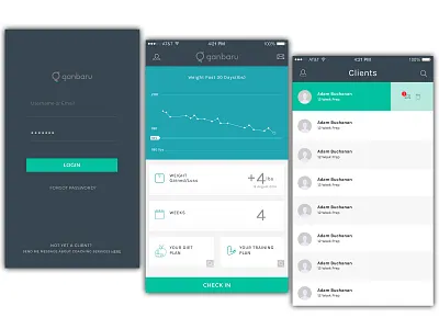 Ganbaru app design adobephotoshop app design app ui app ux design graphic design illustrator mobile app ui ux design