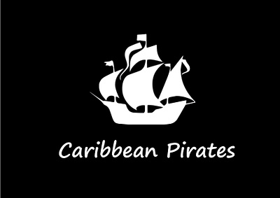 Carribean Pirates Logo Design app branding design graphic design illustration logo typography ui ux vector