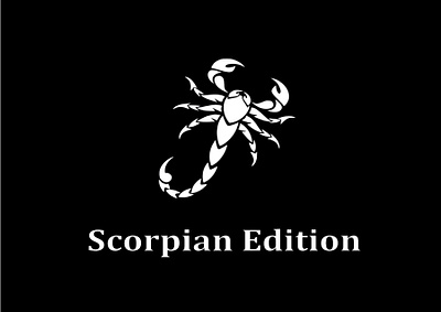 Scorpian Edition Logo Design app branding design graphic design illustration logo typography ui ux vector