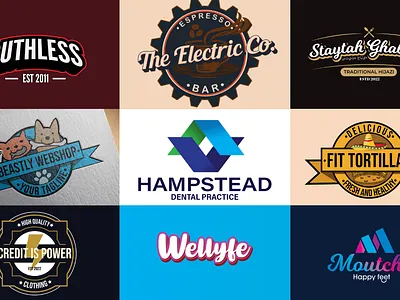 LOGO DESIGNS branding design graphic design illustration logo logo design vector