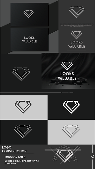 Looks Valuable branding design graphic design illustration logo logo design