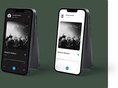 Music Player App design mobile design mobile uxui music player app ui ux