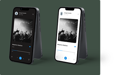 Music Player App design mobile design mobile uxui music player app ui ux