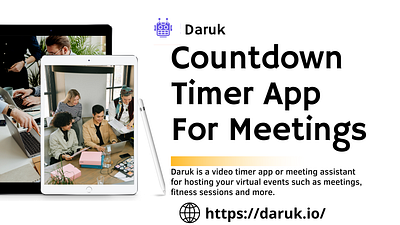 Meeting Timer, Agenda Timer & Clock Countdown - Daruk best video timer for meetings timer for meetings timer for zoom timerappformeetings video timer for virtual events video timer for zoom