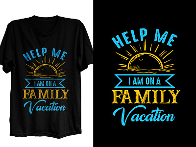 Summer Sunset Typography T-shirt design illustration modern printtshirt summer summers summertypography sunset t shirt tshirt typography vacations vector