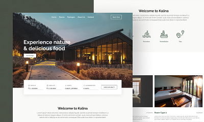 Tourism Website Design branding design graphic design landing page minimal travel trourism ui ux web design website