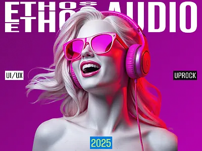 Ethos Audio branding design dmitgor.ui identity logo ui