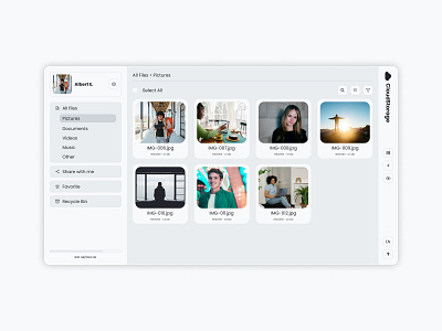 Cloud Storage Web UI cloud cloudstorage design designweb storage ui uiux web webdesign webui webux