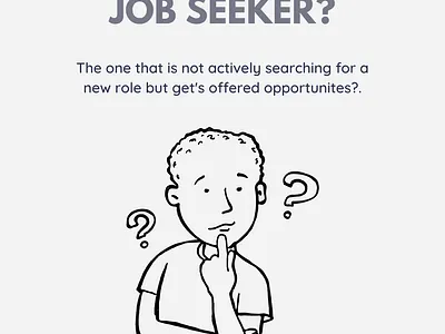 ARE YOU A Passive Job Seeker?
