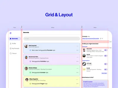 Pranala.Link Website Revamp admin dashboard edit editing homepage link page social media timeline ui web website