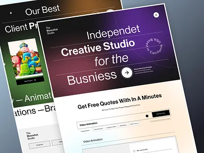 Landing Page - Digital Agency landing page ui web design website