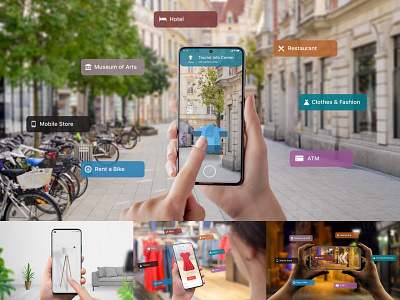 Augmented reality photos june 15 augmented reality concept design graphic design idea microstock photoshop stock photo ui virtual reality web design