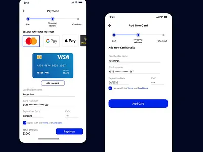 Payment Get Way design ui ux