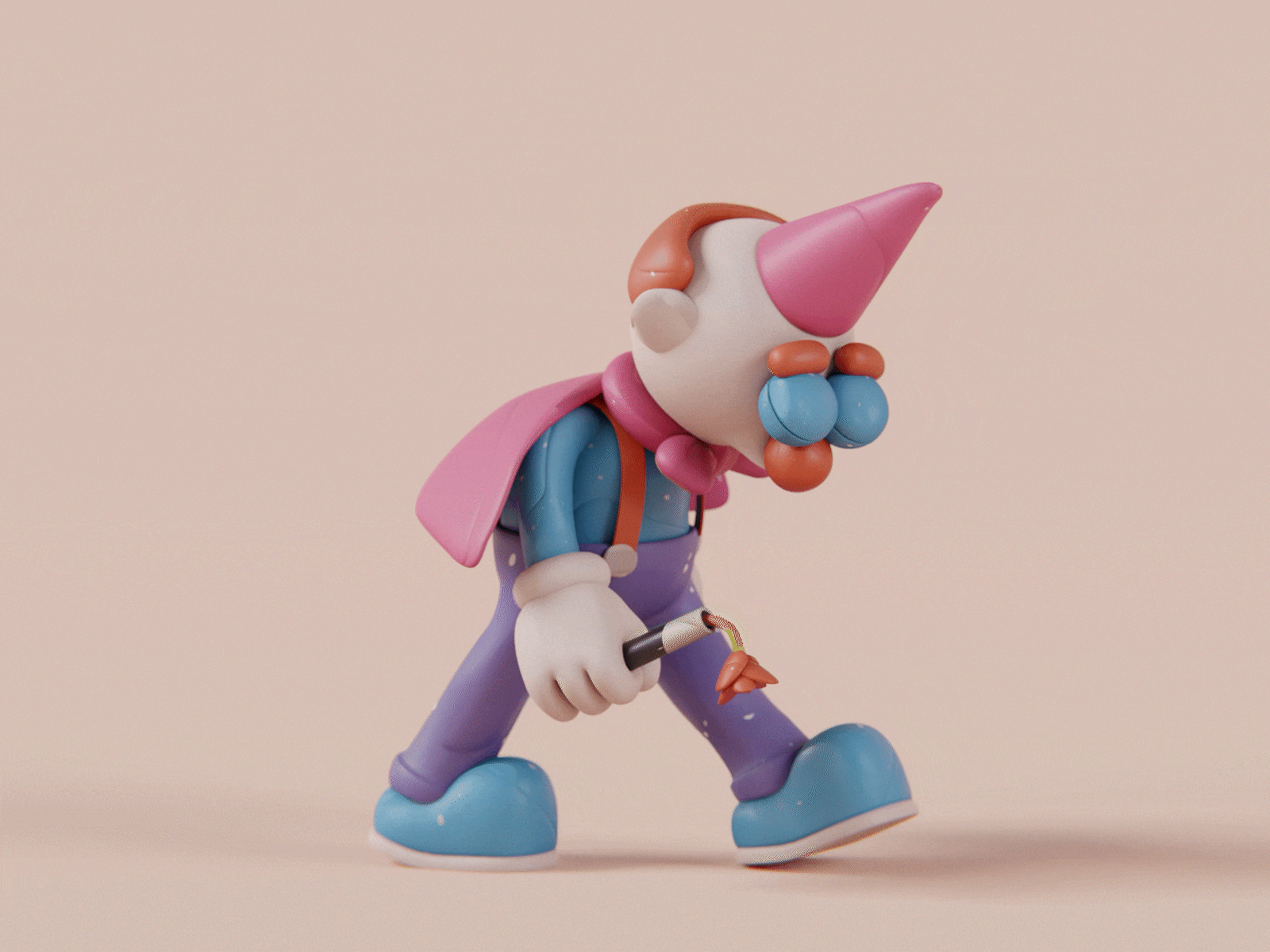 Boring Walk 😔 3d animation art clay cute design game motion graphics