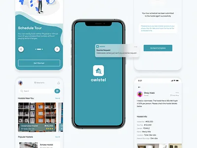 Owlstel(UX Case Study) app design casestudy product design ui uxdesign