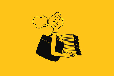 Monocle ads #1 editorial illustration girl illustration magazine monocle spot illustration