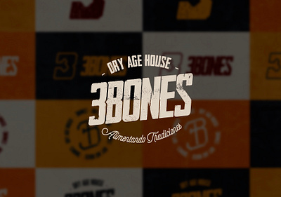 3Bones - Identidad art artwork branding cartoon design digital drawing graphic design illustration illustrator llote logo logotype process vector visual workflow