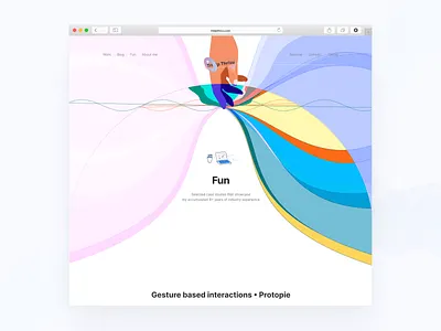 Cover art for playground landing page • Portfolio redesign design illustration ui uidesign web web design