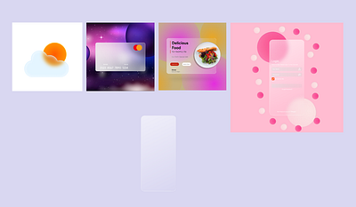 Glassmorphism 3d animation branding colorful design glassmorphism gradient graphic design illustration logo motion graphics radial templates ui ui ux ux ux design vector