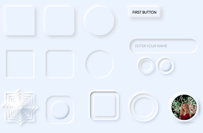 Neumorphism (soft ui) 3d animation branding colorful design gradient graphic design illustration logo motion graphics neumorp radial soft ui templates ui ui design ui ux ux design vector