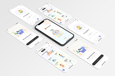 Headspace Mobile Application Redesign adobexd design figma photoshop product page ui web