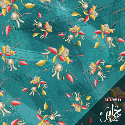 Textile pattern design brush brushes creative design fashion fashion desgin flower illustration leaf leaves pattern pattern design textile textile design texture