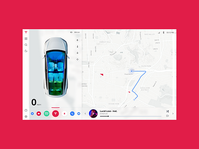 Tesla Model X Redesign Concept branding concept dashboard dashboard ui design graphic design redesign tesla tesla redesign ui