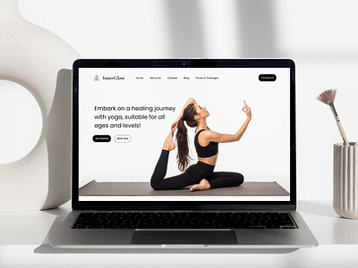 InnerGlow Yoga Landing Page ui