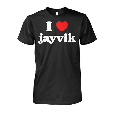 I Love Jayvik Shirt design illustration