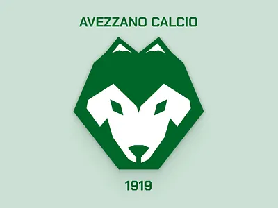 Avezzano Calcio 1919 Crest Redesign avezzano calcio crest design football illustration logo redesign