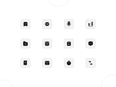 Icon Set 2 app icons branding fill icons icon icon design illustration inspiration logo minimal icons ui vector