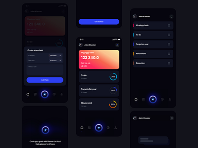 Planner Jet IOS - Part 2 app branding design ios mobile schedule todo ui ux