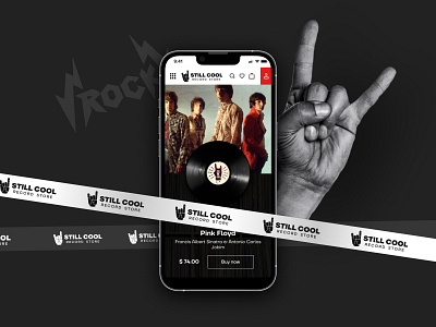 Still Cool design dribbble ecommerce music ui ux unique logo vinyl web design website