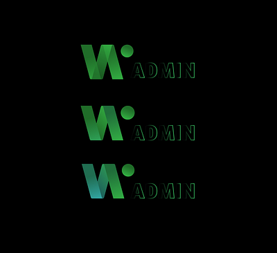 W.admin branding design graphic design logo vector