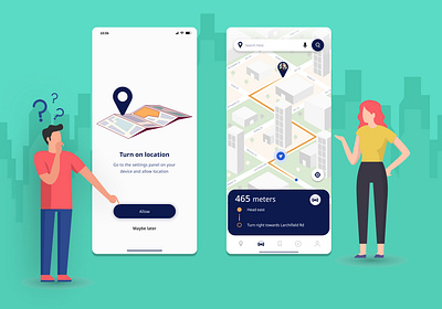 Map - Location tracker app application design dribbble figma graphic design locationtracker motion graphics ui ui challenge uidesign uidesigner uiuxdesign