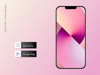 #DailyUI 074 - Download App 100daysofui android download app app store apple download apple store branding dailyui dailyui 074 dailyui 74 design designchallenge download download app dribbblechallenge google play icon ui uichallenge ux