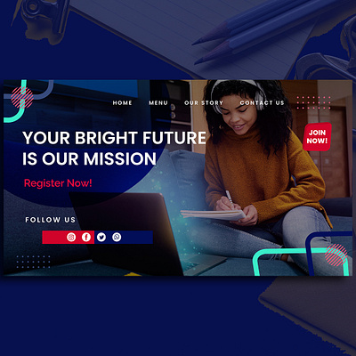 Education Theme angular branding coaching dailyui design designs education graphicdesign html illustration landing page marketing product design study template ui ui design ux design website