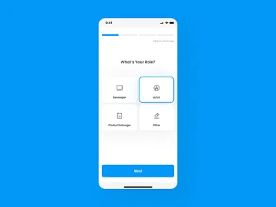 Daily UI | Day #064-Select User Type 064 app application daily ui daily ui 064 dailyui dailyui 064 graphic design mobile personalization personalization page personalize select user type simple simplicity ui ui design user experience user interface ux