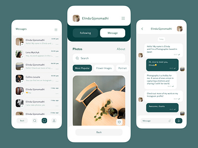 Social media app concept design mobile mobile app design ui