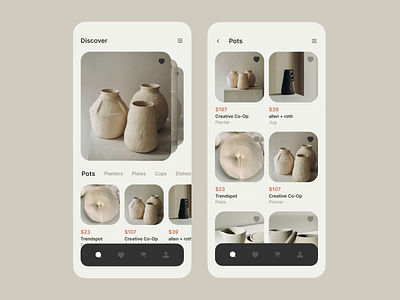 Catalog app concept animation design mobile mobile app design motion ui