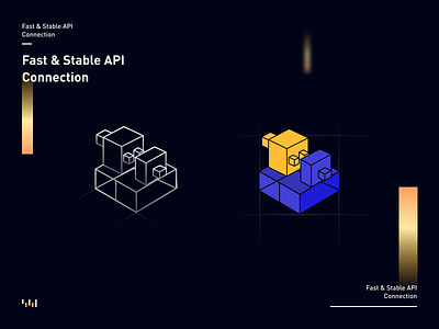 Fast & Stable API Connection graphic design