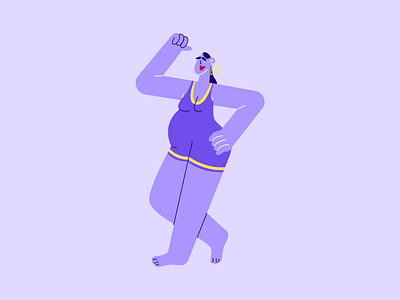 Love Your Body I 2d art adobe illustrator behance body character character vector design flat character flat illustration girl character illustration illustrator love your body procreate self care self love vector vector character vector illustration women character