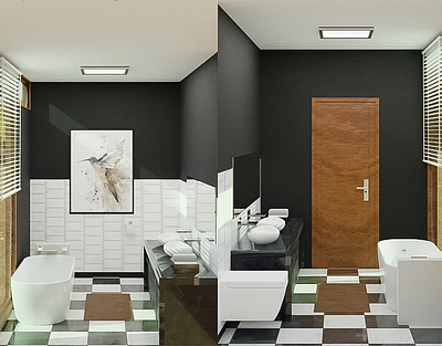 Modern Bathroom 3D 3d 3dart art bathroom blender blender3d graphic graphic design graphicdesign inteior interior design interiordesign modern