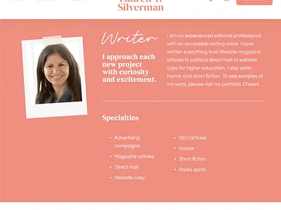 Lauren T. Silverman | Squarespace Web Design squarespace