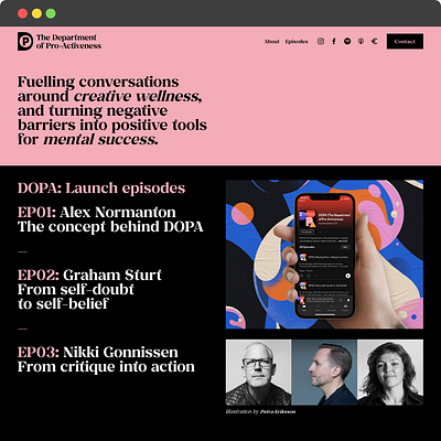 The Department of Pro-Activeness | Squarespace Web Design squarespace
