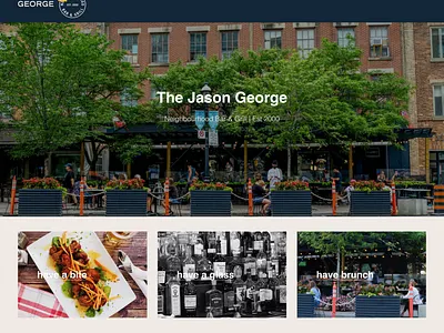 The Jason George Bar | Squarespace Web Design squarespace