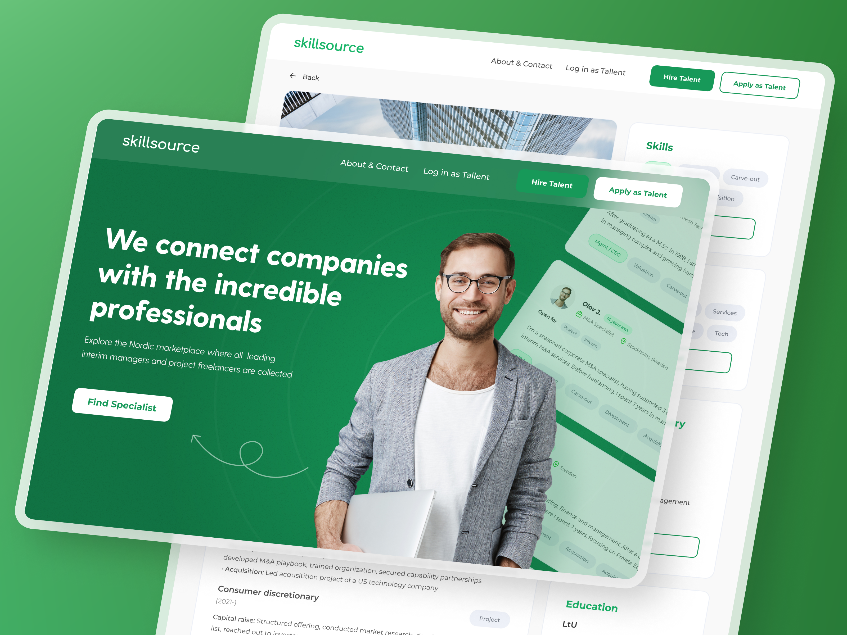 Example of Consultation With UX/UI Design Lead