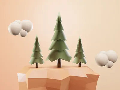 Simple forest 🌲 art brand branding design illustration illustrator logo ui ux vector